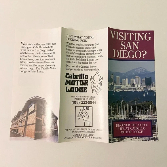 Vintage Lot of 6  San Diego Brochures Park Zoo Hotel Museum Pamphlets - Picture 6 of 16